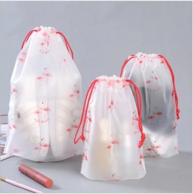 Saco de plástico poliestireno EVA congelado Saco de armazenamento de cordas de plástico para roupas Logotipo personalizado
