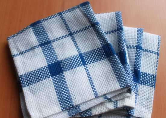 Kitchen Tea Towel  Cotton Grid Cleaning Towels plaid tea towel cover cloth napkin Towel