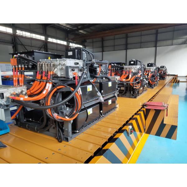 Corriente de carga máxima personalizada 200 kWh Baterías de litio de trabajo pesado para equipos de hierro amarillo Alta densidad de energía