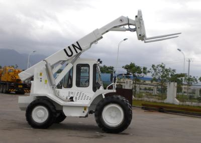 2 Segment Quadrilateral Telescopic Boom Variable Reach Forklift 4 Wheeled Driven