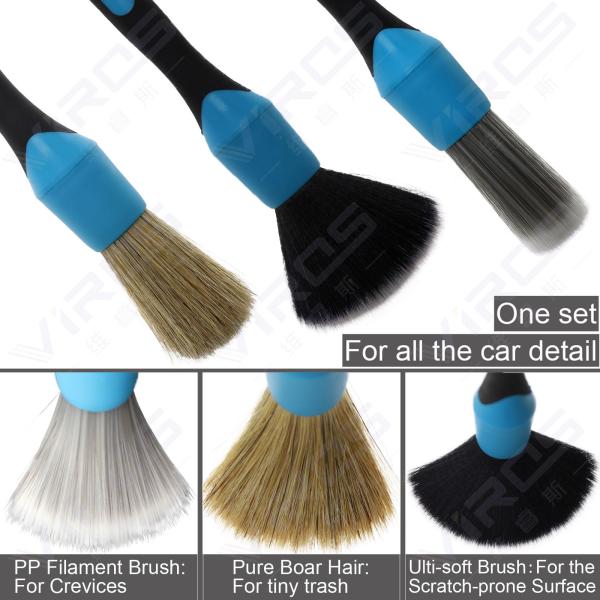 ODM Car Detailing Brush Paint Gap Dust Removal Polypropylene Material