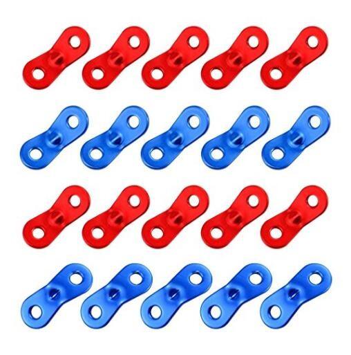 Rope Cleat  Tent Wind Rope Buckle Hook Aluminum Adjuster Tent Wind Rope Stopper