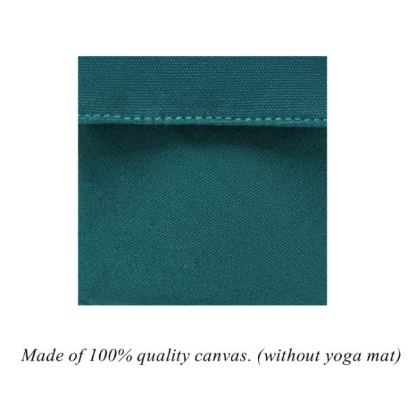 70×14cm Cotton Canvas Zipper Fashion Yoga Mat Bag Regular Color