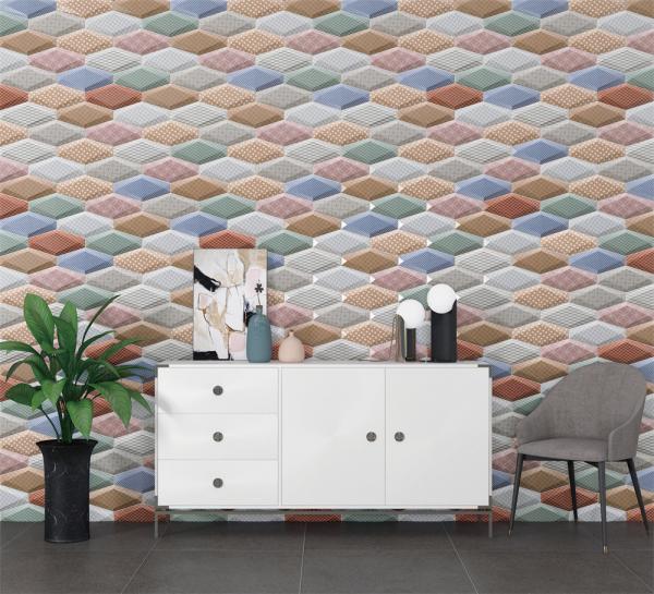 AAA Grade 10x20cm Bevelled Bread Wall Tiles for Indoor Use