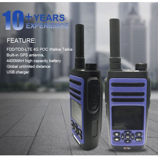 Handheld Mstar Security Guard Equipment Two Way Radio Walkie Talkie 4G LTE With SIM Card HJ960L