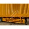 Feichi Brand of 3axle of Curtain Trailer 40 Foot Van Box Semi Trailer for Cargo Transport for Sale