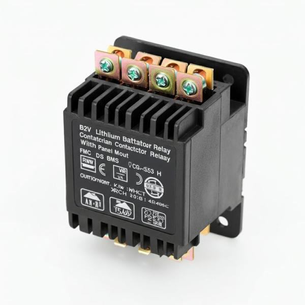 12V Bms リチウム電池 DC パネルマウント付き電気コンタクターリレー