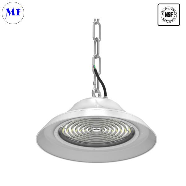 240W IP65 NSF LED High Bay Light Food Waterproof 130/150LM/W High CRI 5 anos de garantia para centros de distribuição de alimentos