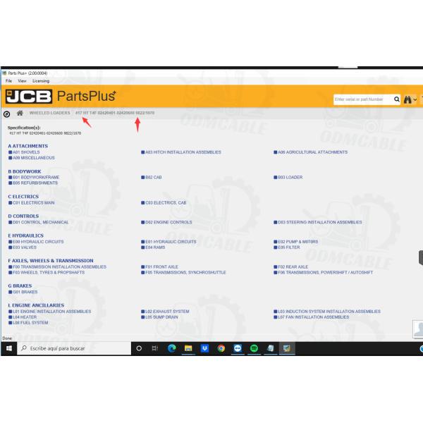 Construction Machinery Diagnostic Scanner For JCB Electronic Service Tool For JCB Service Master Diagnostic Tool +CF54
