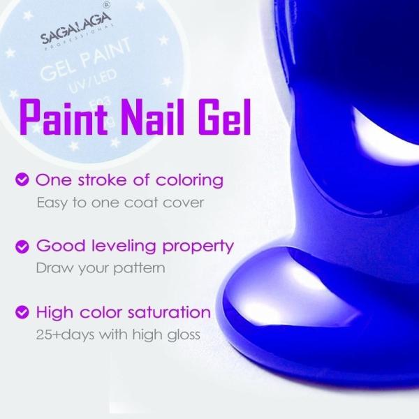 Pour le vernis à ongles sans essuie-glaces, la peinture à haute pigmentation