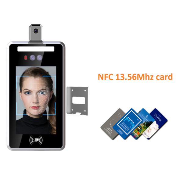 8 Inch SDK API DC 12V 2A Facial Recognition Temperature Scanner