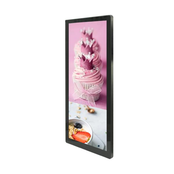 25 inch Wall Mount LCD Display Elevator Advertising Player Vertical screen digital signage