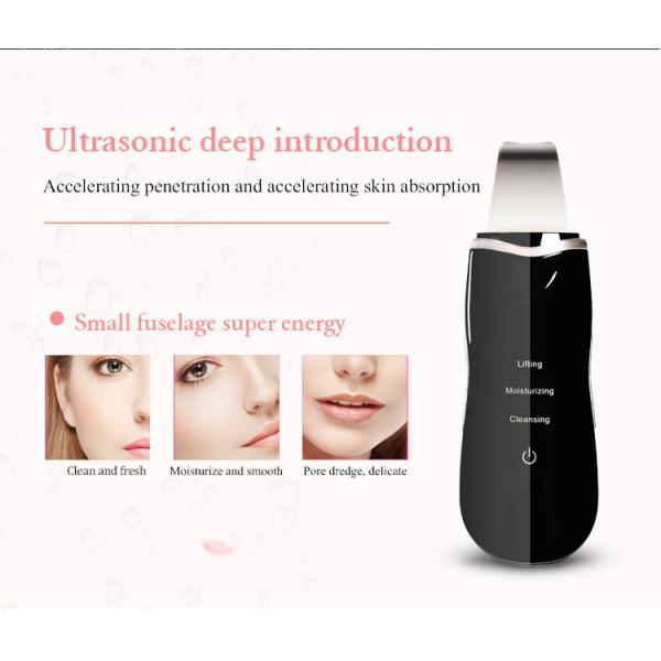 Slim Multifunction Beauty Device , Shovel Peeling Ultrasonic Skin Scrubber