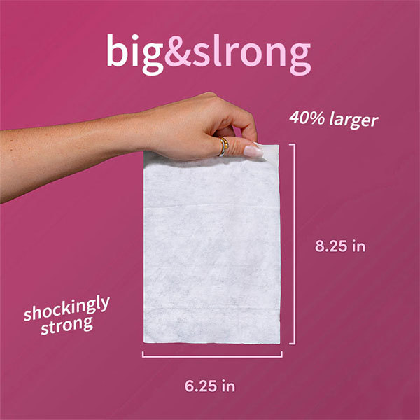 Custom Print Scented 32 Single Pack 15*20cm Individual Wrapped Flushable Feminine Wipe