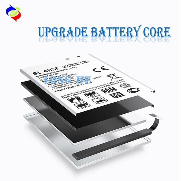 Batterie en argent direct pour LG H735 G4s G4 Mini BL-49SF Li-Ion 2300 MAH Remplacement