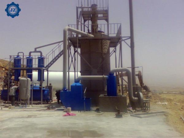 Low Sulphur 75%-80% Diesel Yield Used Oil Refining Waste Oil Distillation Machine