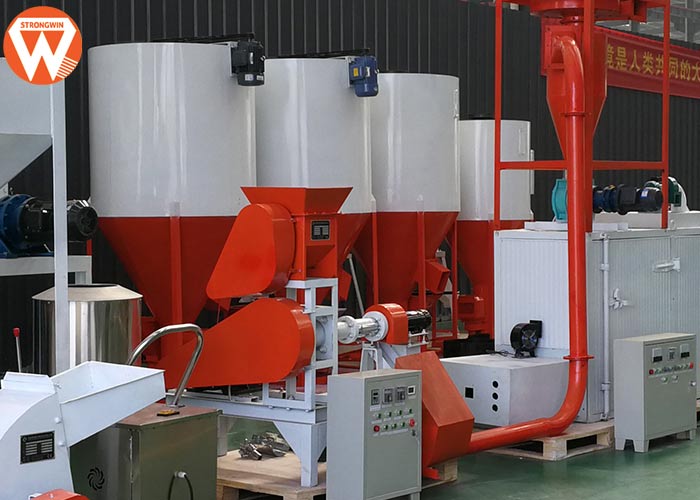 Малошумная машина смесителя питания птицы 7,5 Kw * 2,2 смешивая Kw ≤ 10% CV единообразия
