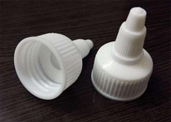 Black / Customized Color Durable Plastic Screw Caps Smooth Closure Type