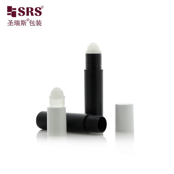 10ml Matte Frosted PP PCR Roll on Bottle for Essential Oil Logo Printing Smooth Surface