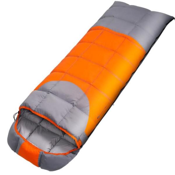Grid Design Water Resistant Down Sleeping Bag Four Season Type Warm