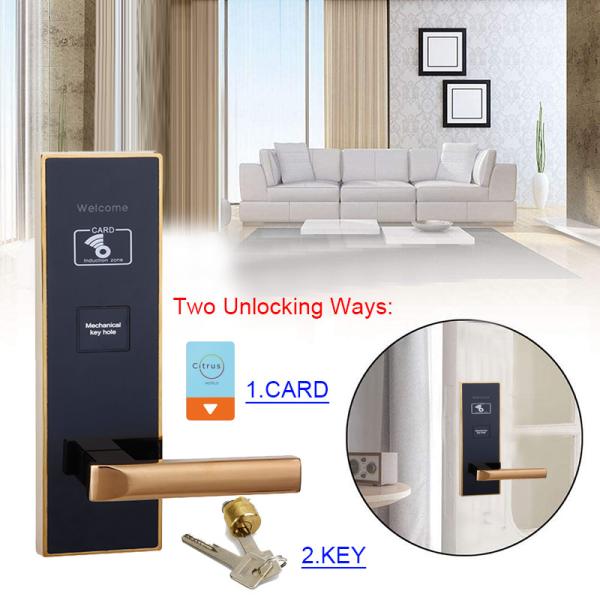 Оцинковывайте замок электронной карты замка 6V сплава 30mm Keyless умный