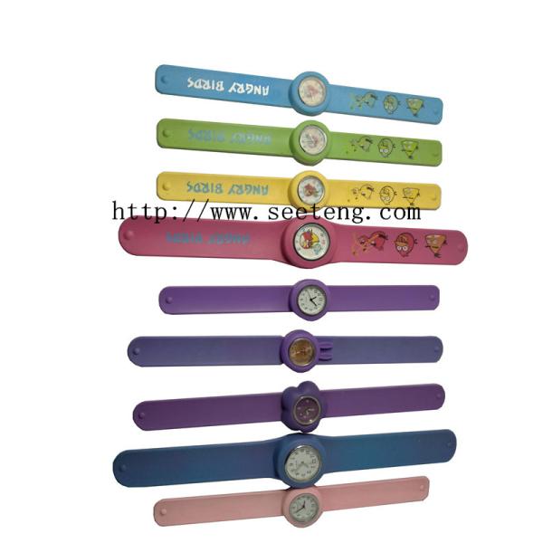 Cheapest Wholesale Kids Silicone Slap Watches