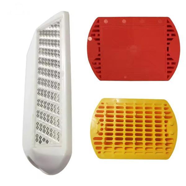 ABS Cat Eye Road Stud Waterproof White Yellow Red Blue Green For Drivers