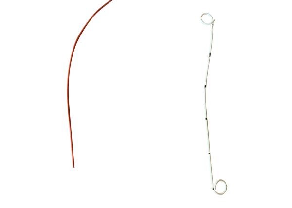 Parede fina de superfície lisa do poliuretano branco azul de Uretropelvic do Stent do direito JJ