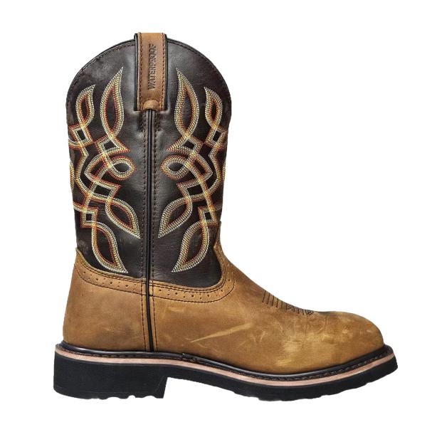 Cowboy Square Steel Toe Spange Lining Goodyear Protection Footwear Perfect Sector