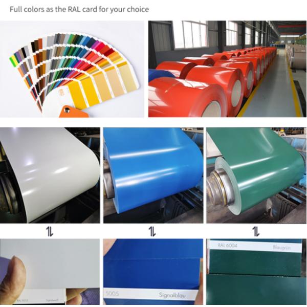 Ppgi Dx51d Prepainted строительные материалы катушки Galvalume стальные
