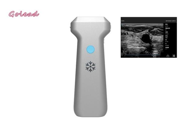 6000mAh 128 Elements Wifi Ultrasound USG Wireless USG Probe 12.6cm