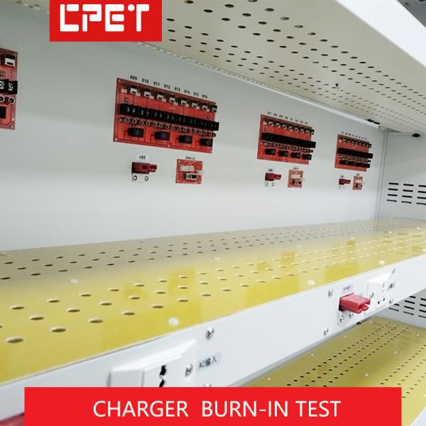 Energy Saving Burn-In Rack with 2-100V Range and Temperature Monitoring for Lead Acid Battery Chargers