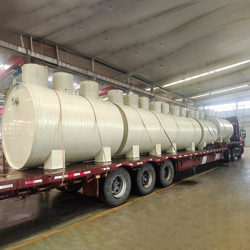 PP Sewage Treatment Equipment with 30 Years Service Life Modular Design Meets National Discharge Standards
