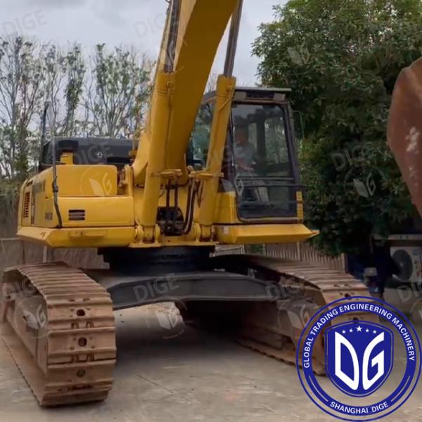 Excavadora usada PC450-8 Komatsu 45 toneladas para grandes trabalhos de mineração, grandes equipamentos de construção