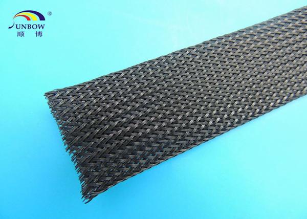 Polyster braided mesh tube PET Expandable Sleeving  for cable protecting