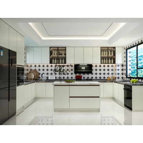 Fadior Крем Белый Кухонный шкаф из нержавеющей стали Элегантный и функциональный дизайн