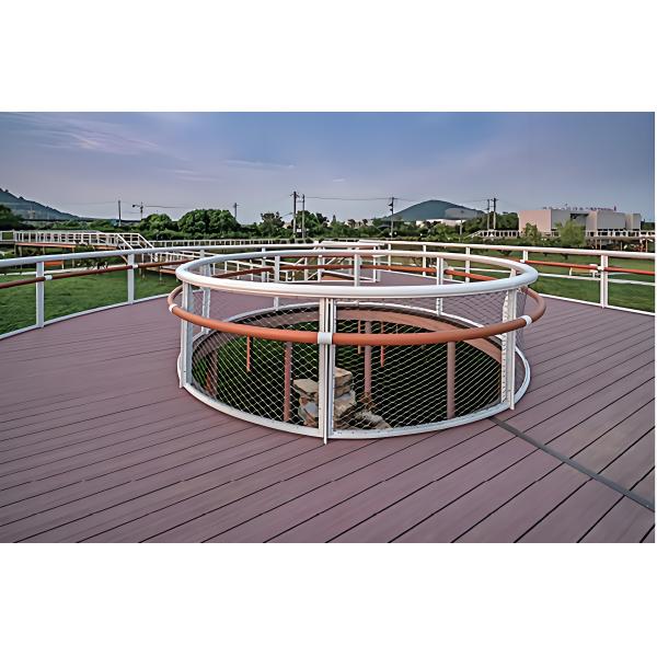 Plancher en alliage d'aluminium revêtu de TPE résistant au glissement et durable