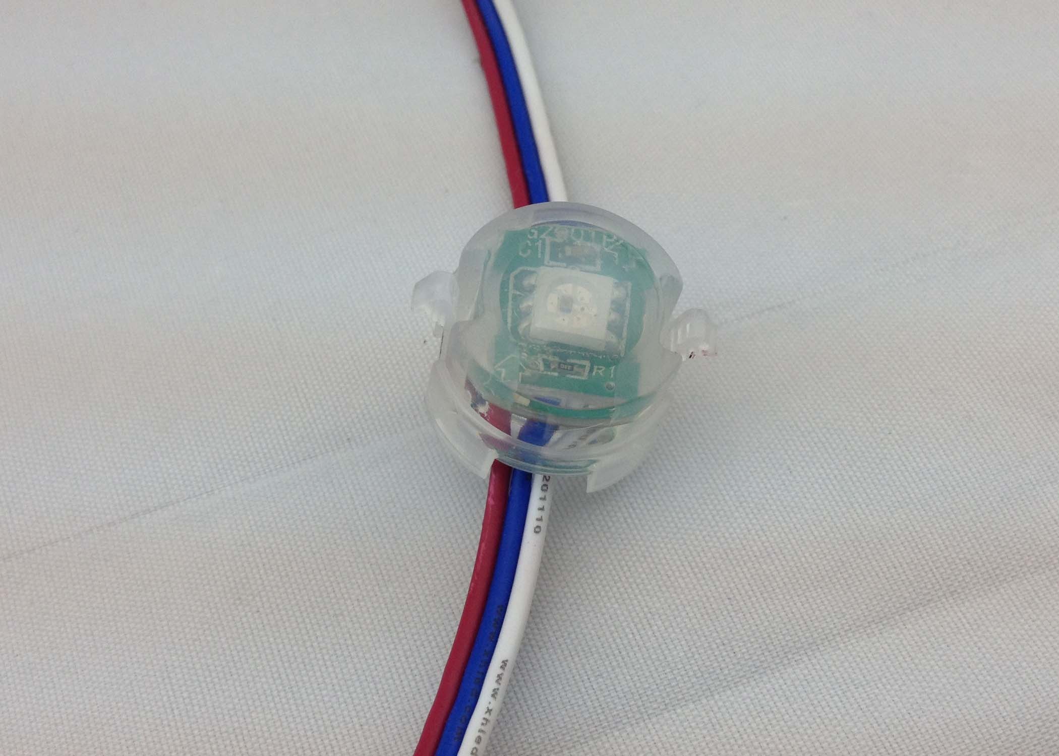 Свет с UV, защита от огня пиксела СИД IP67 20MM Controllable DC5V RGB