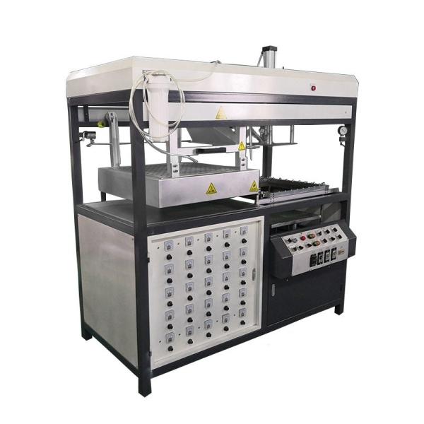 12.5kw puissance de chauffage Machine de thermoformage sous vide en plastique pour la formation sous vide de petite taille 1800*1000*2100mm