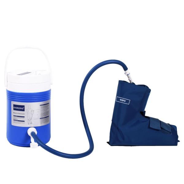 обруч лодыжки тумака Cryo длины 32cm, оборудование терапией TPU голубое холодное