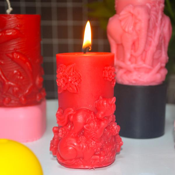 Подгонянные прессформы свечи 3D прессформы свечи силикона устойчивые устранимые