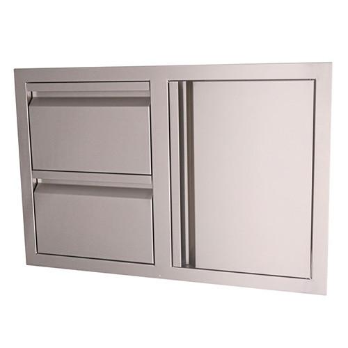 Bbq Island Outdoor Kitchen Door Drawer Combo Cabinet 33 Inch