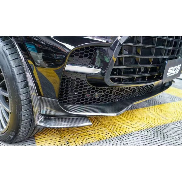 2019 DBX SUV 707 Type Dry Carbon Fiber Body Kit Front Bumper Side Skirts Rear Bumper Diffuser Roof Spoiler Full Package