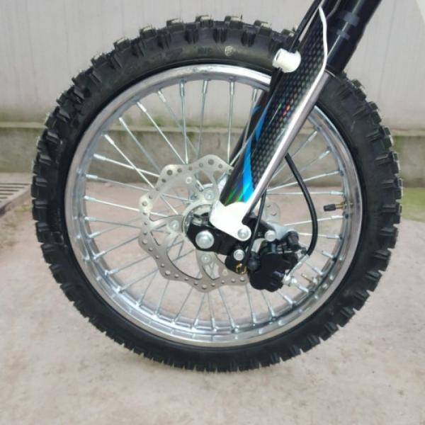 KEWS Jante en fer 125CC Pitbike 4 Temps Enduro Motos Suspension arrière pour adolescents