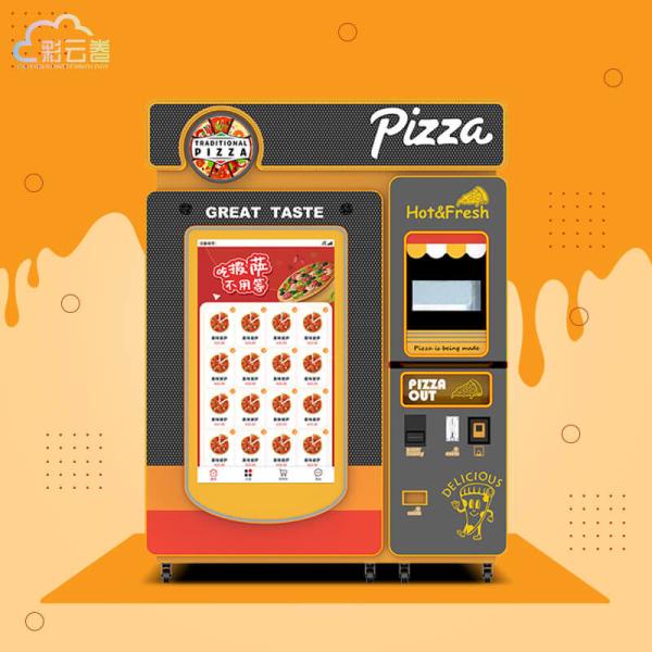 Machine à pizza avec écran tactile de 55 pouces, température de 392 à 932 degrés Fahrenheit et capacité de 60 pizzas