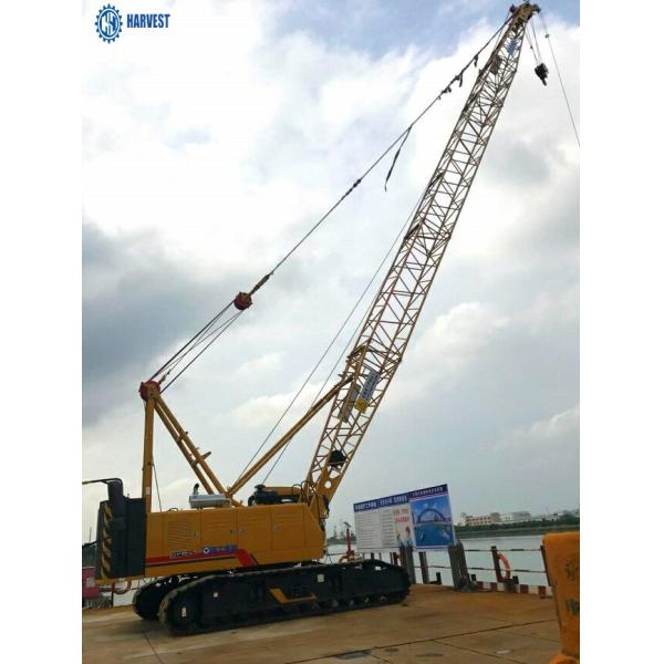Comprimento 13m 75 Ton Heavy Duty Crawler Crane do crescimento do Gradeability 30% de  XGC75