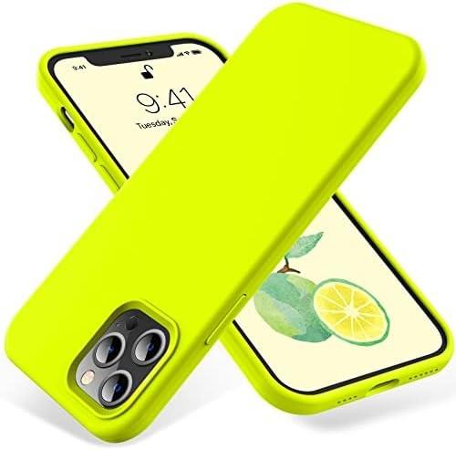 Capa do iPhone 12 Pro Max, Proteção de grau militar, Silicone à prova de choque, Anti-impressão digital e anti-deslizamento, Capa do telefone