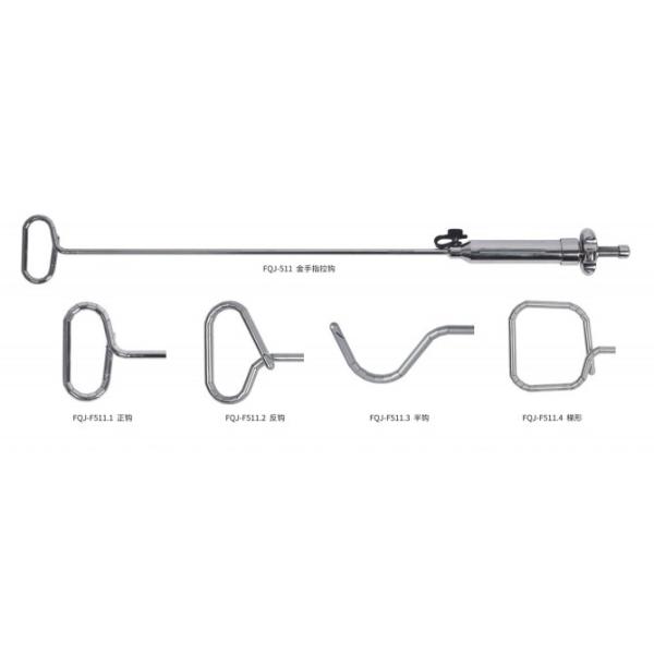 Reusable Medical Laparoscopic Articulating Forceps Golden Finger Retractor for Surgery