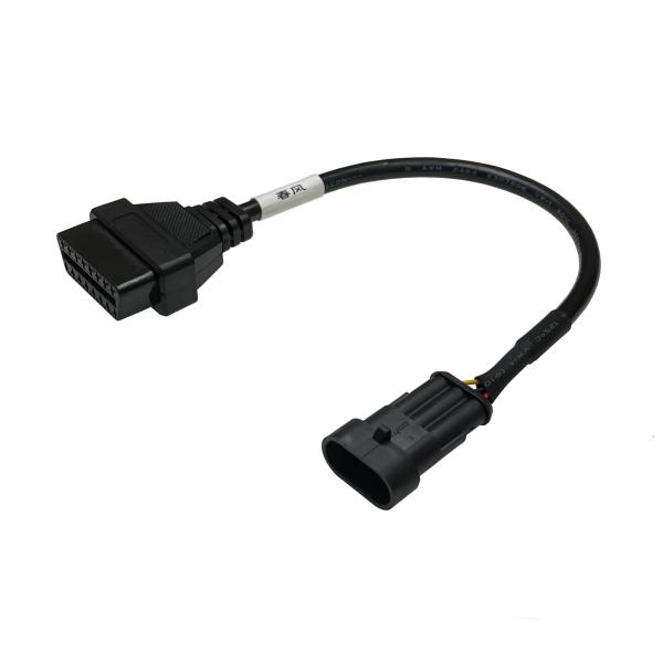 Engine Analyzer  Motorcycle 3PIN To 16PIN OBD2 Adapter Compatible With SYM Motorbike