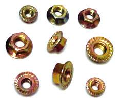 OEM Zinc Plated / Hot-dip Galvanized Nuts Precision Hardware Parts